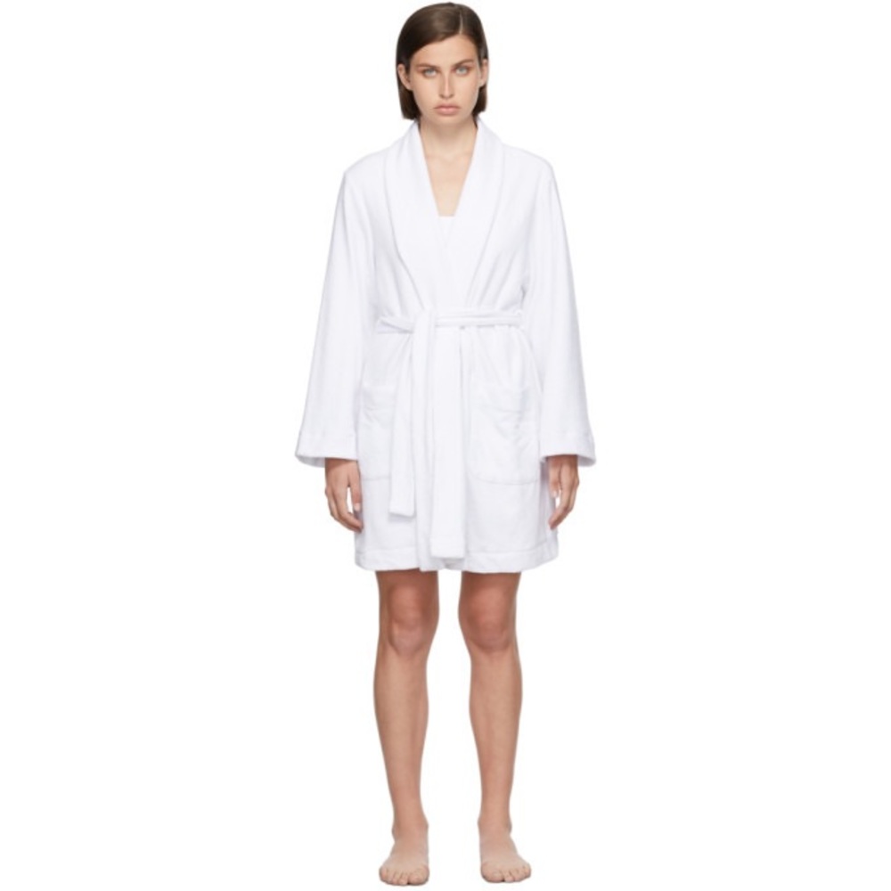 SKIMS Terry White Robe (BNWT)